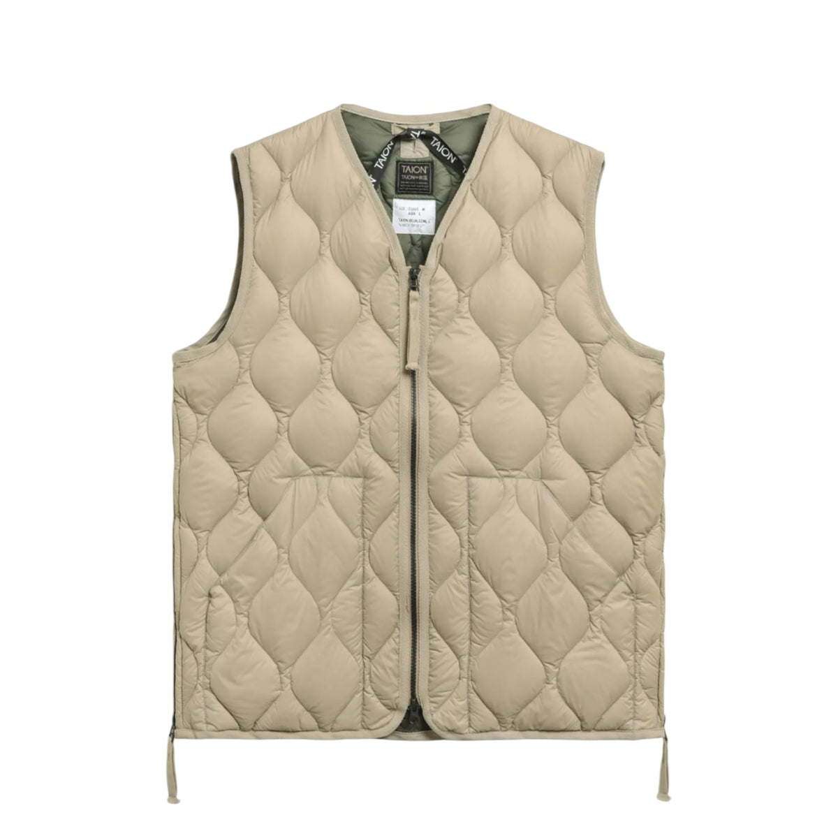 TAION VNECK DOWN MILITARY VEST