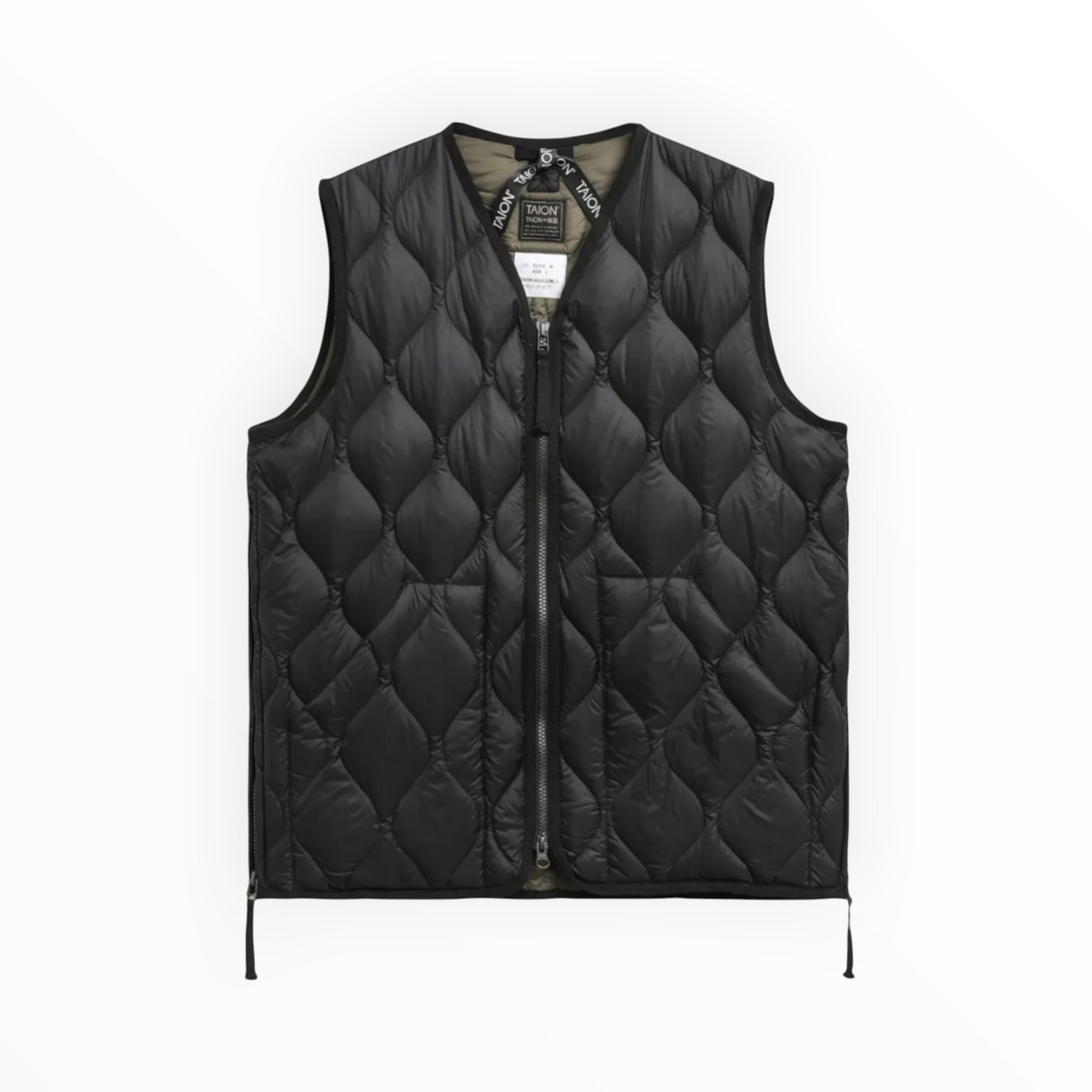 TAION VNECK DOWN MILITARY VEST