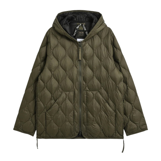 TAION MILITARY HOOD W-ZIP DOWN JACKET T106