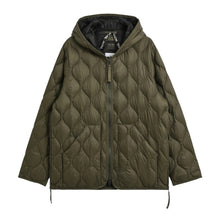 Carica l&#39;immagine nel visualizzatore di Gallery, TAION MILITARY HOOD W-ZIP DOWN JACKET T106
