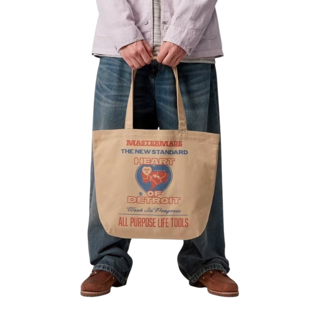 CARHARTT WIP CANVAS GRAPHIC TOTE BAG