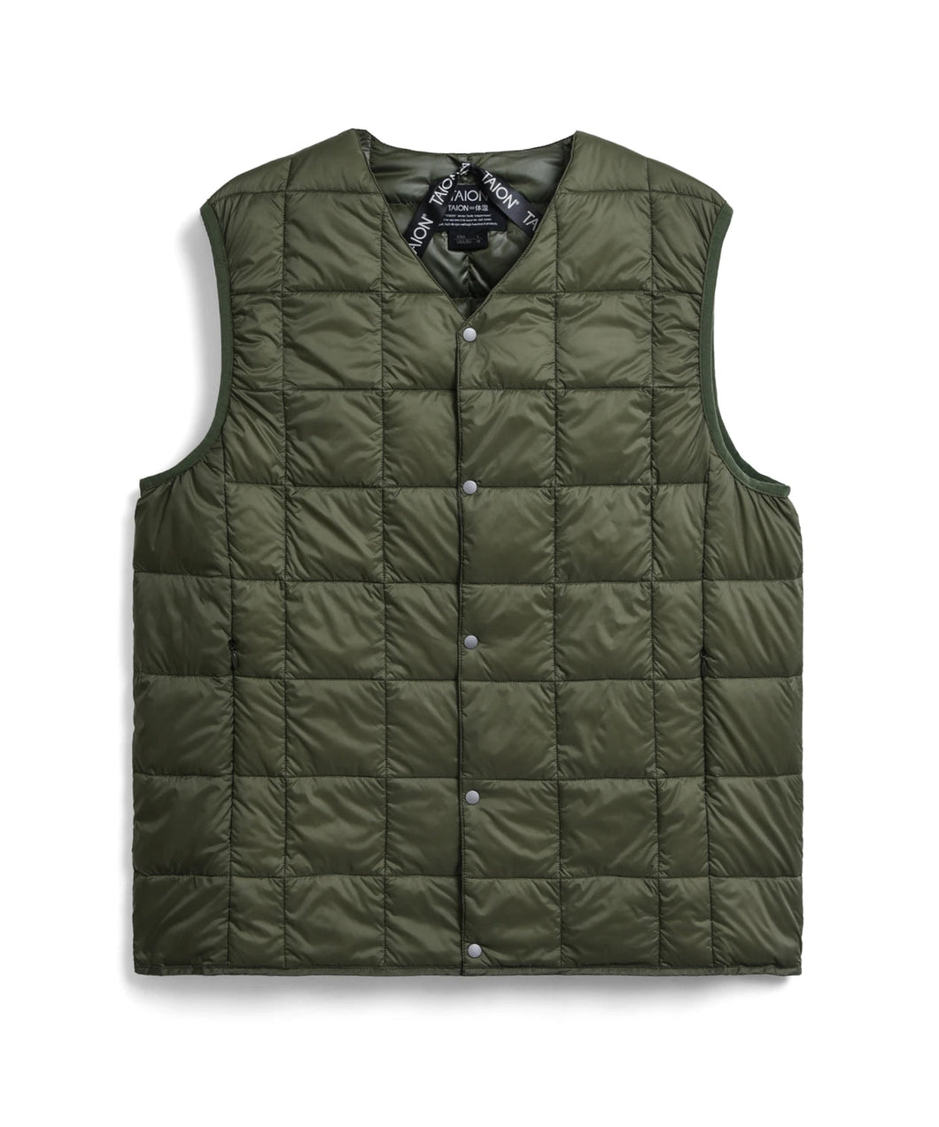 TAION 001 DOWN VEST V NECK - BOTTON