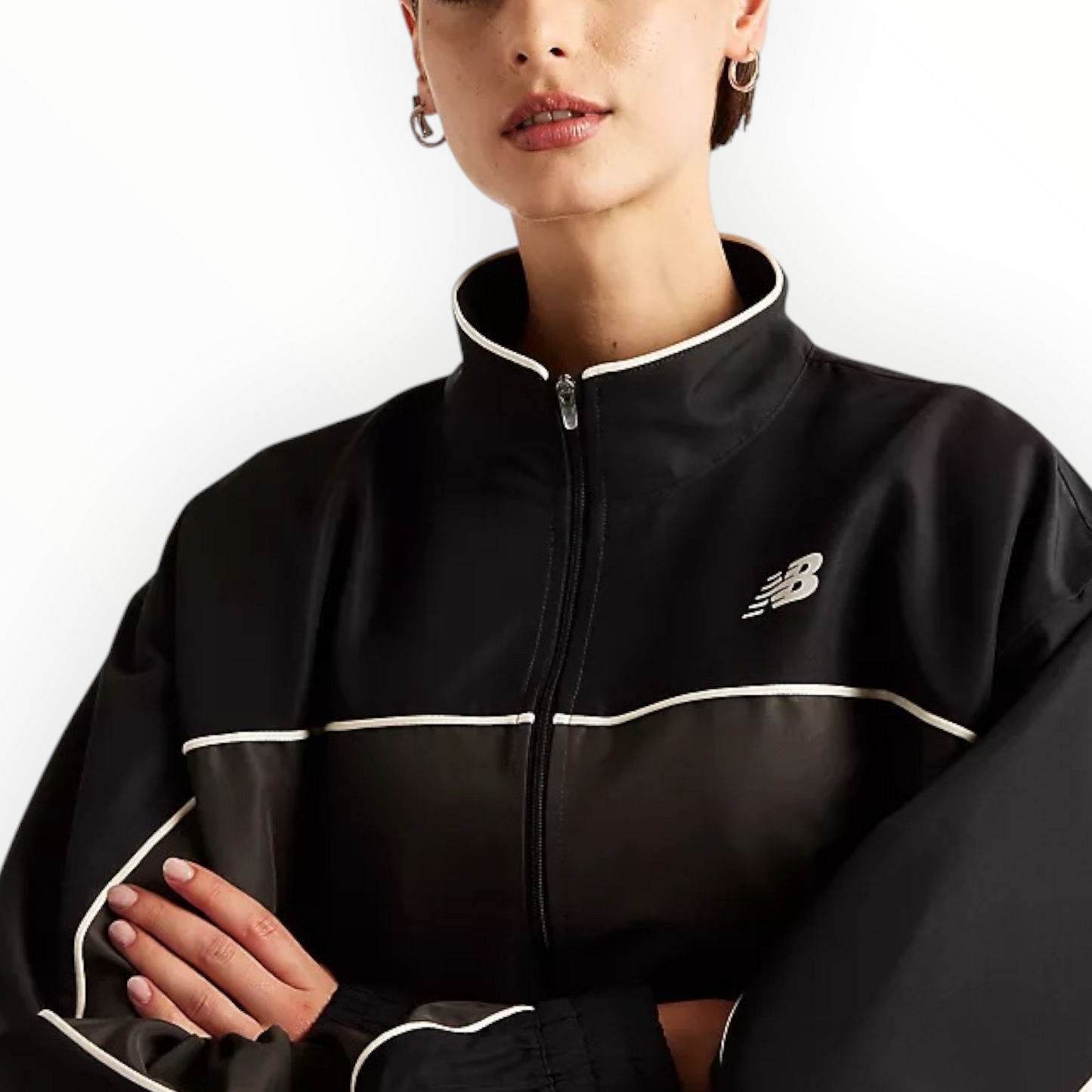 NEW BALANCE WOVEN TRACKSIDE JACKET