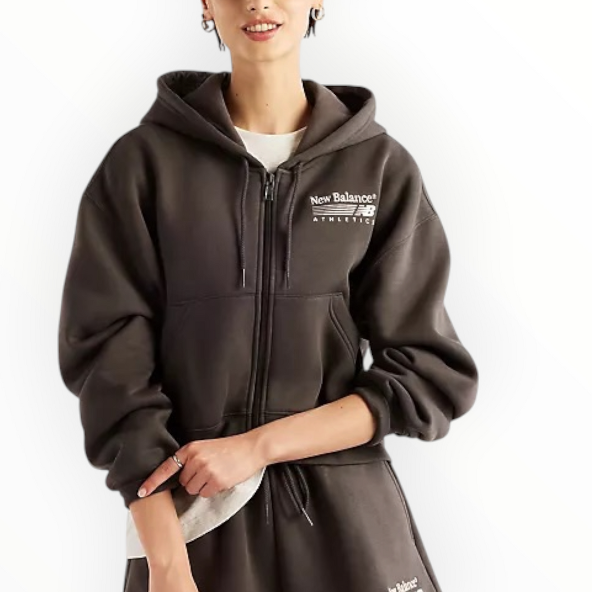 NEW BALANCE W’s TRACKSIDE HOODIE JKT