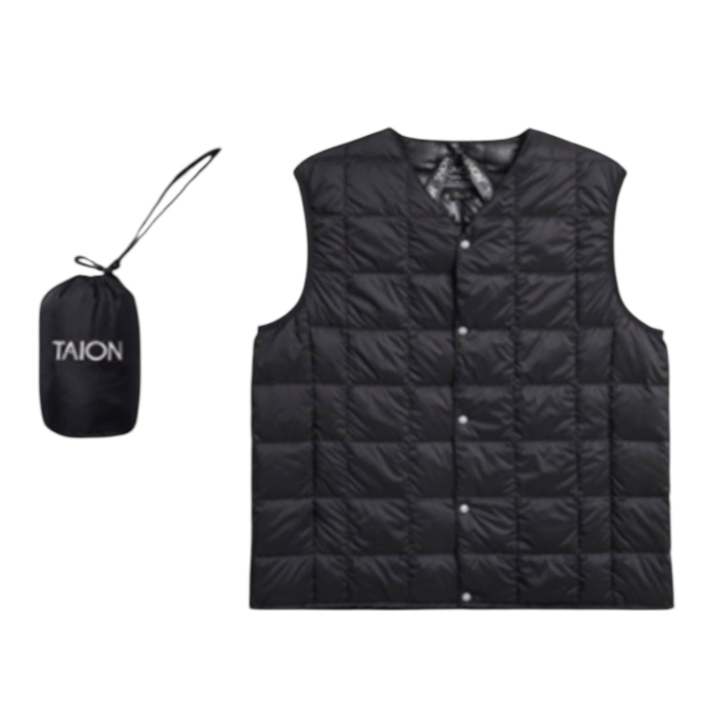 TAION 001 BASIC LINE V NECK VEST
