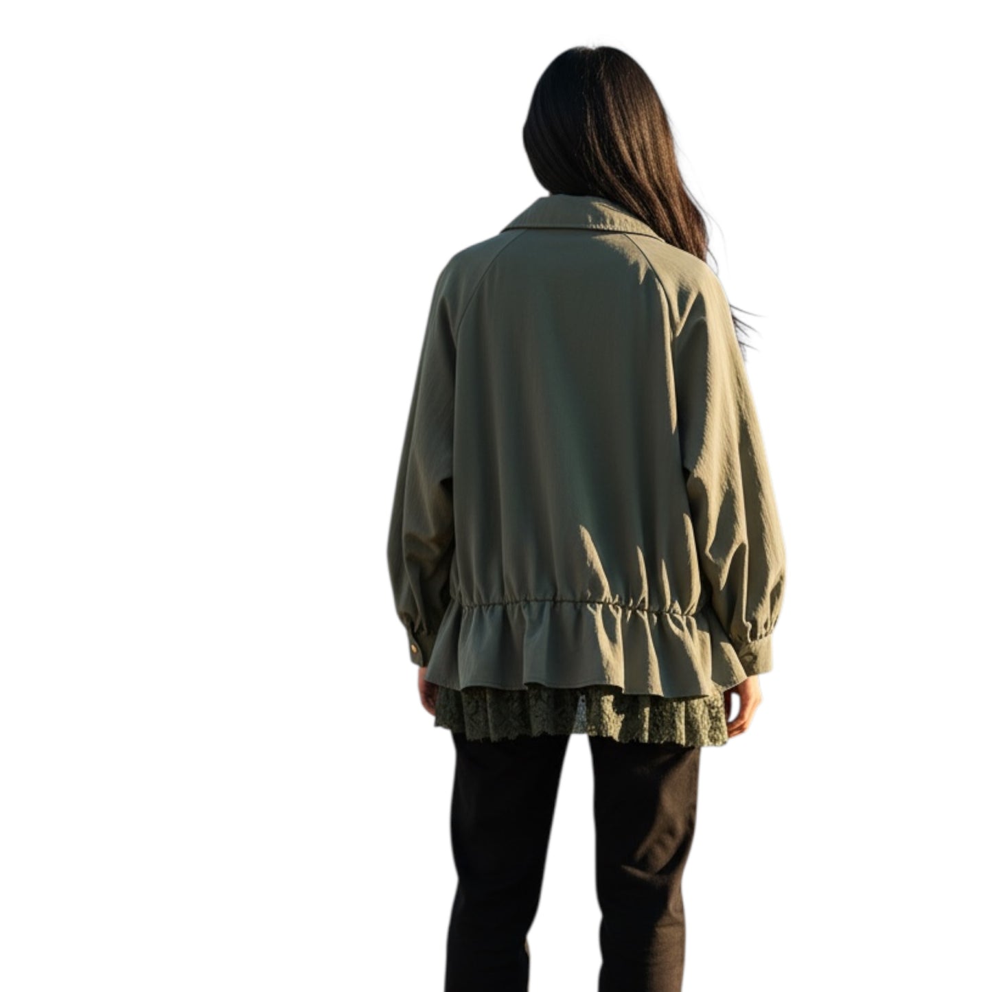 BOMBER CON PIZZO E TULLE