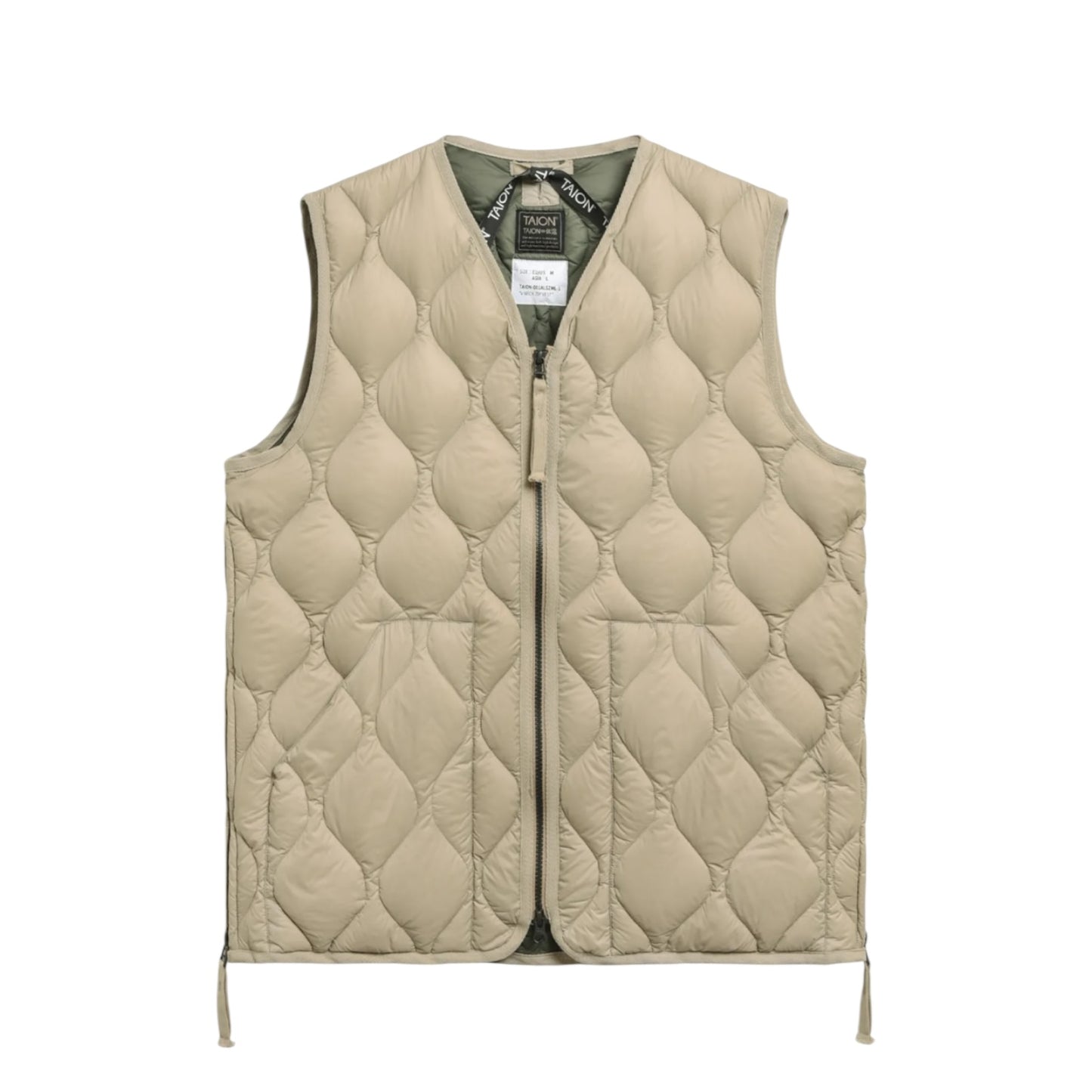 TAION VNECK DOWN MILITARY VEST