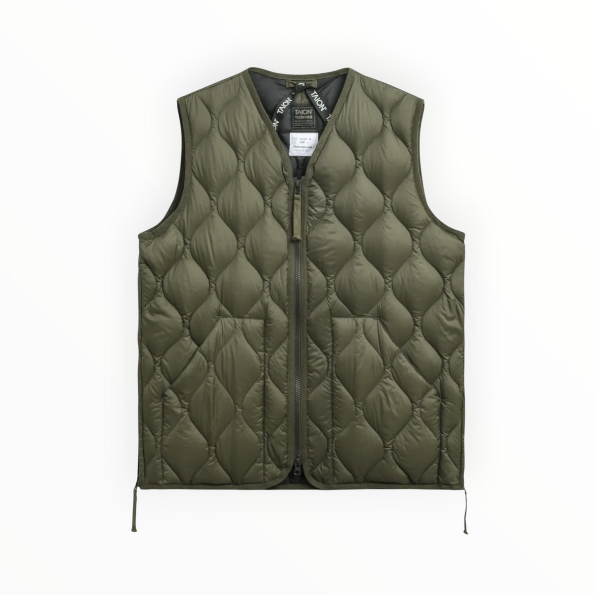 TAION VNECK DOWN MILITARY VEST