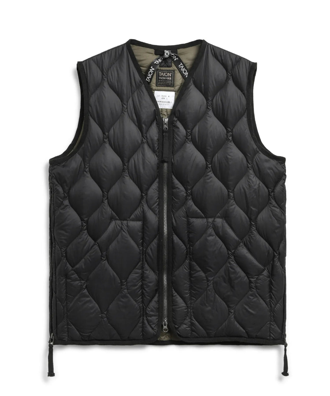 TAION VNECK DOWN MILITARY VEST