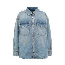 Carica l&#39;immagine nel visualizzatore di Gallery, ICON DENIM CAMICIA OVERSIZE LEA
