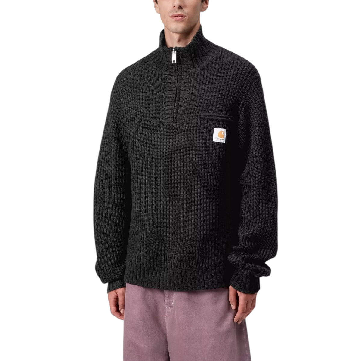 CARHARTT WIP DETROIT HALF ZIP SWEATER