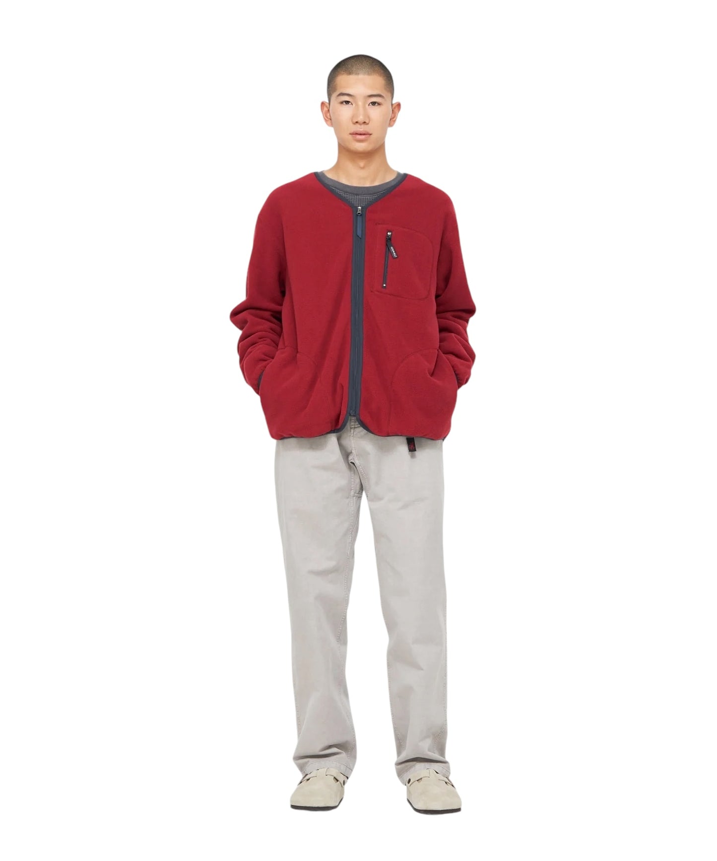 FLEECE CARDIGAN ZIP UP