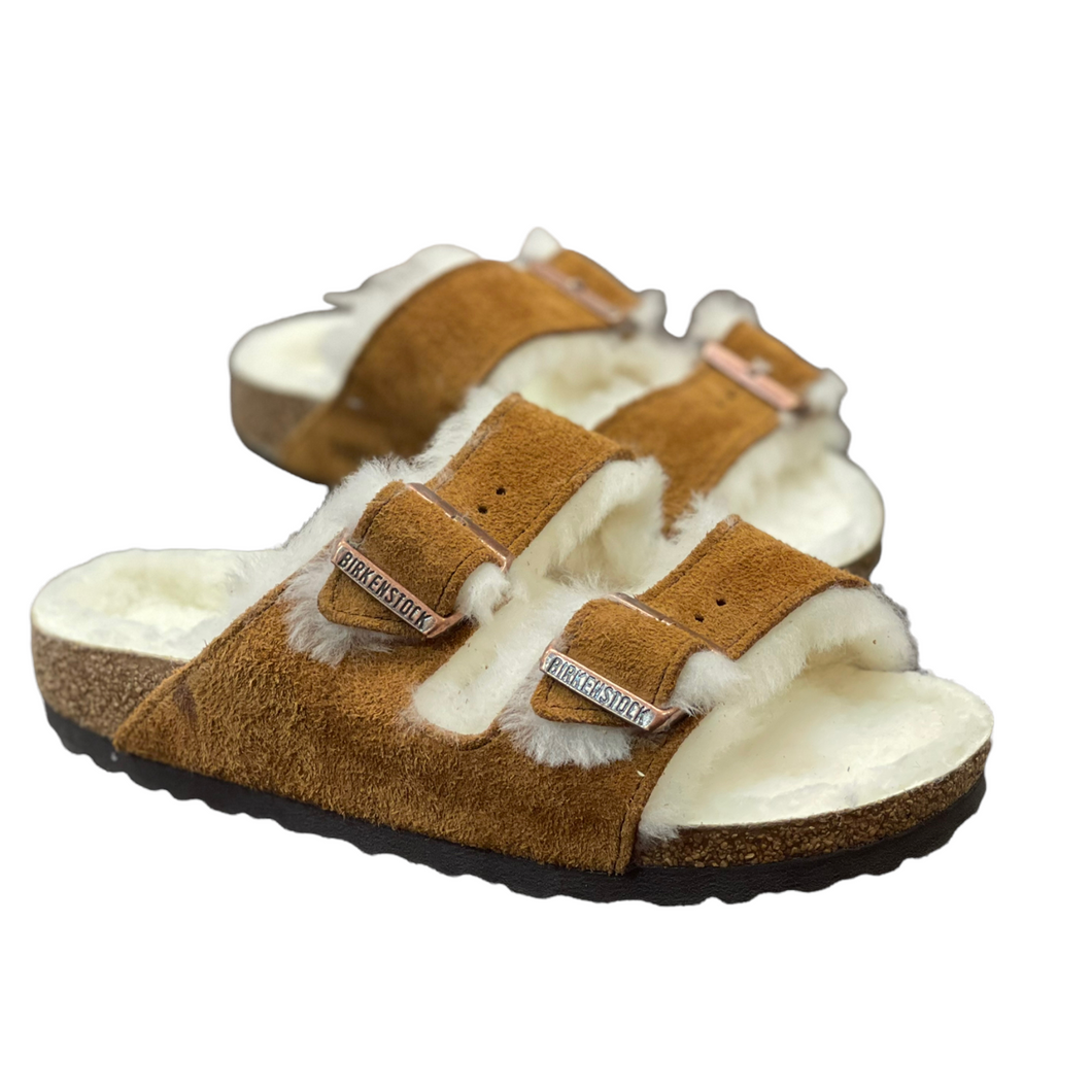 BIRKENSTOCK ARIZONA SHEARLING MINK