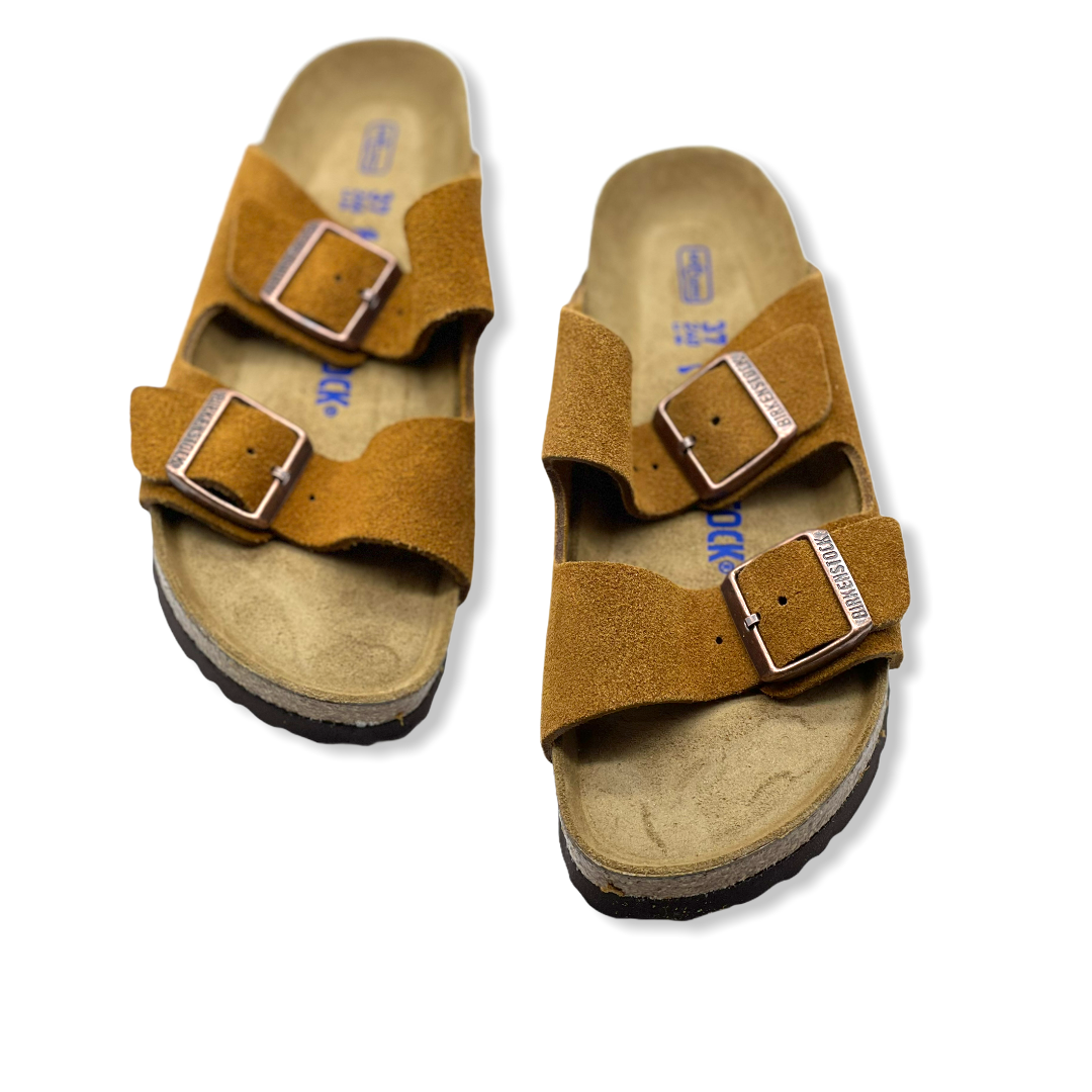 BIRKENSTOCK arizona mink sandalo due fasce